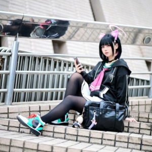 神兽王国碧蓝档案cos服全套蔚蓝档案杏山和纱cosplay动漫二次元卡通周边 杏山和纱女款全套 XXL